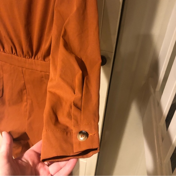 Shein Orange Brown Jumpsuit XS - Picture 3 of 8